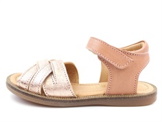 Bisgaard sandal rose gold flet